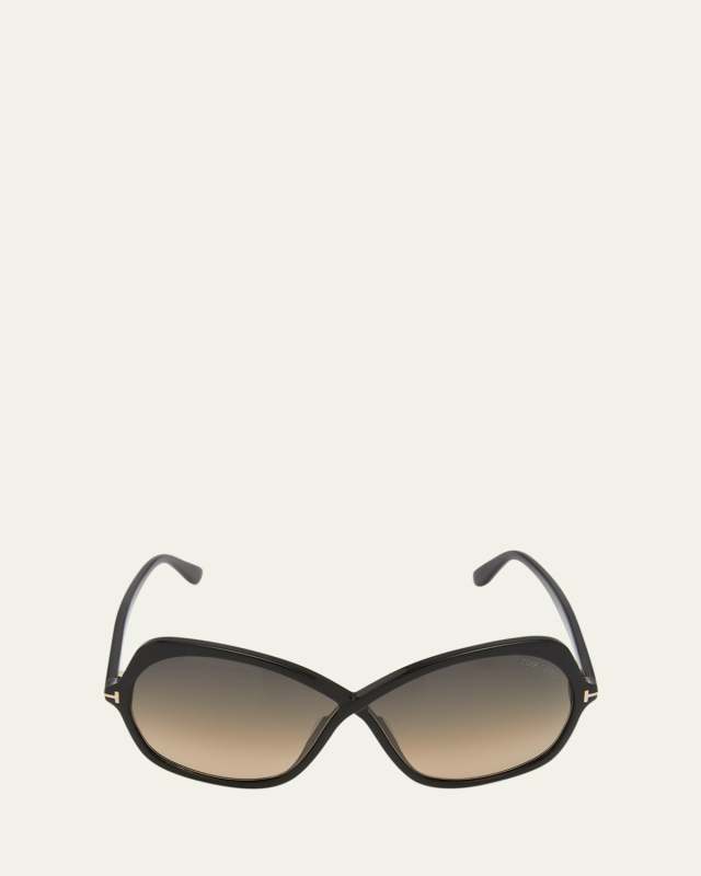 Gradient Acetate Butterfly Sunglasses
